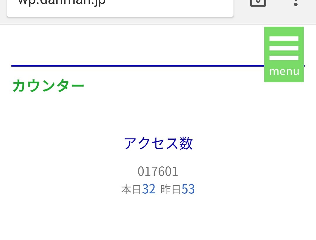 アクセスカウンターを設置する意味