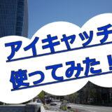記事ごとにアイキャッチの有無jを設定
