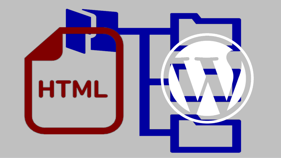 WordPressのトップページに静的HTML