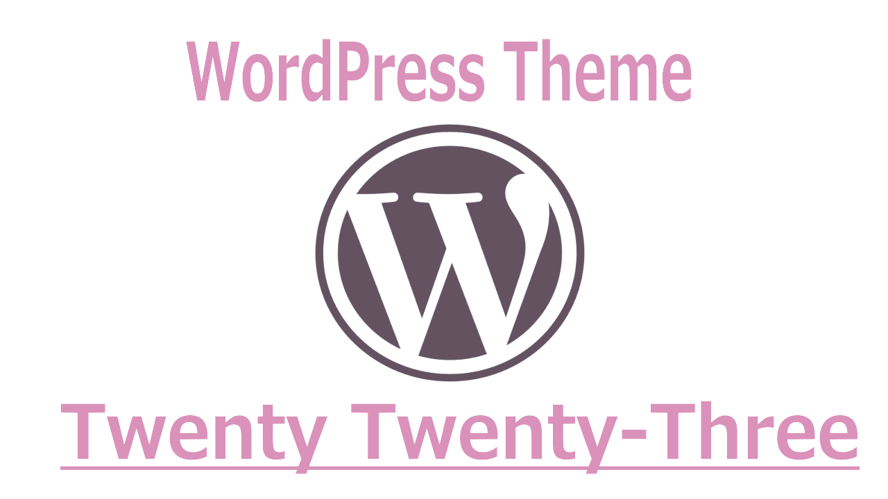 WordPress-Twenty Twenty-Three